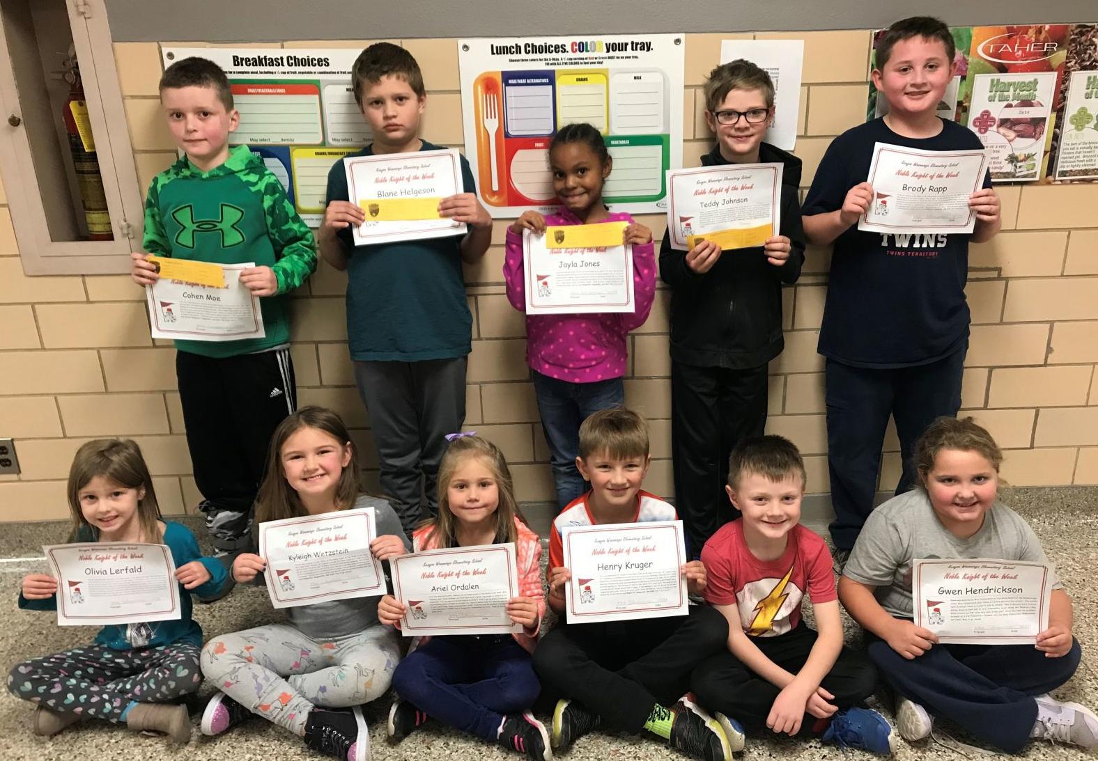 Noble Knights of the Week - Nov. 6